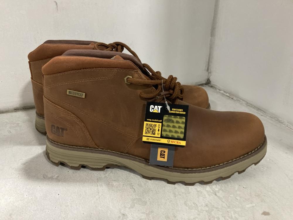 Lot 738  
            Chesterfield SR46 - Parcel Delivery Only 

                
CAT EVERETT S3 WR CI BOOTS IN BLACK - UK SIZE 6 TO INCLUDE CAT ELUDE WP BOTS IN B... - Image 3