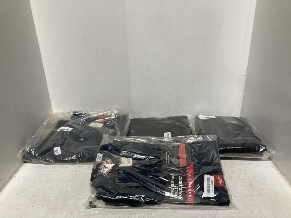 Lot 752  
            Chesterfield SR46 - Parcel Delivery Only 

                
4 X ASSORTED ADULTS WORK TROUSERS IN INCLUDE DICKIES WORK TROUSERS IN BLACK - UK ...