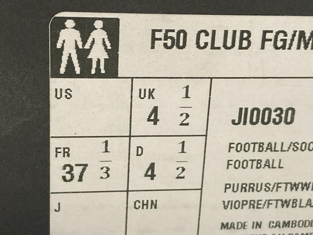 Lot 768  
            Chesterfield SR46 - Parcel Delivery Only 

                
QTY OF ASSORTED KIDS ADIDAS CLOTHING TO INCLUDE ADIDAS F50 CLUB FOOTBALL BOOTS IN... - Image 4