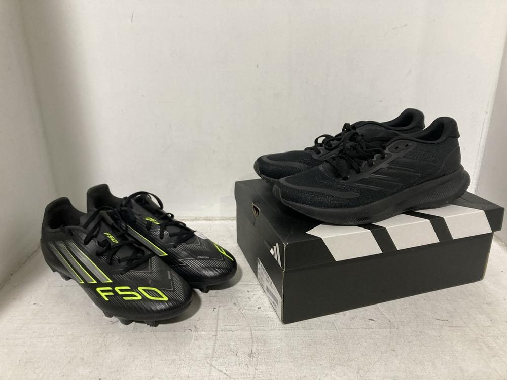 Lot 791  
            Chesterfield SR46 - Parcel Delivery Only 

                
ADIDAS RUN FALCON 5 W TRAINERS IN BLACK - UK SIZE 8.5 TO INCLUDE ADIDAS FSO STUDD...