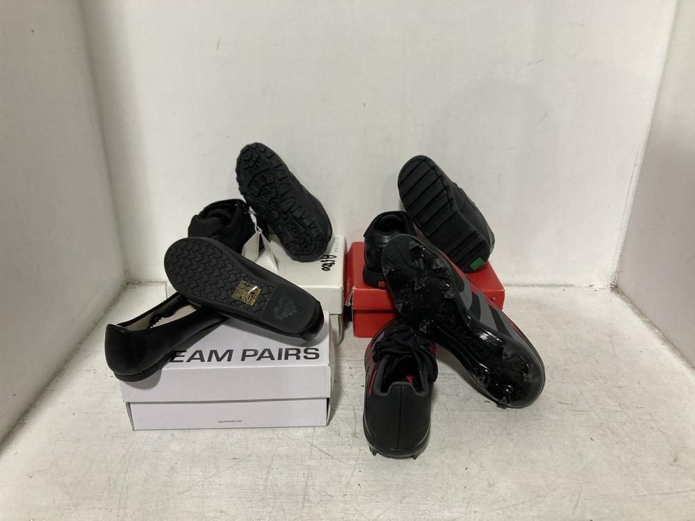 Lot 793  
            Chesterfield SR46 - Parcel Delivery Only 

                
4 X ASSORTED KIDS SHOES TO INCLUDE ADIDAS PREDATOR STUDDED FOOTBALL BOOTS IN RED ... - Image 2