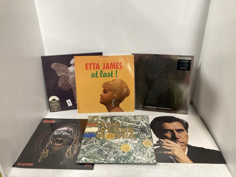 Lot 798  
            Chesterfield SR46 - Parcel Delivery Only 

                
6 X ASSORTED VINYLS TO INCLUDE AURORA ALL MY DEMONS GREETING ME AS A FRIEND VINYL...