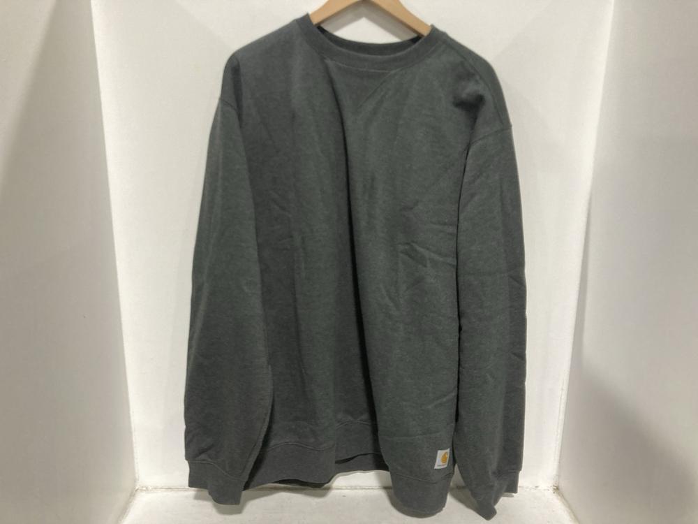 Lot 803  
            Chesterfield SR46 - Parcel Delivery Only 

                
CARHARTT LOOSE FIT SWEATSHIRT IN GREY - UK SIZE XL TO INCLUDE CARHARTT THERMAL GL... - Image 3