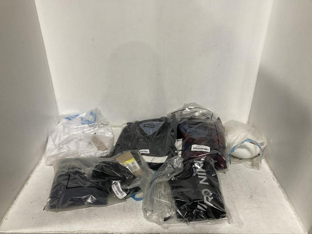 Lot 804  
            Chesterfield SR46 - Parcel Delivery Only 

                
QTY OF ASSORTED ADULTS BRANDED CLOTHING TO INCLUDE JACK & JONES T SHIRT IN WHITE ...