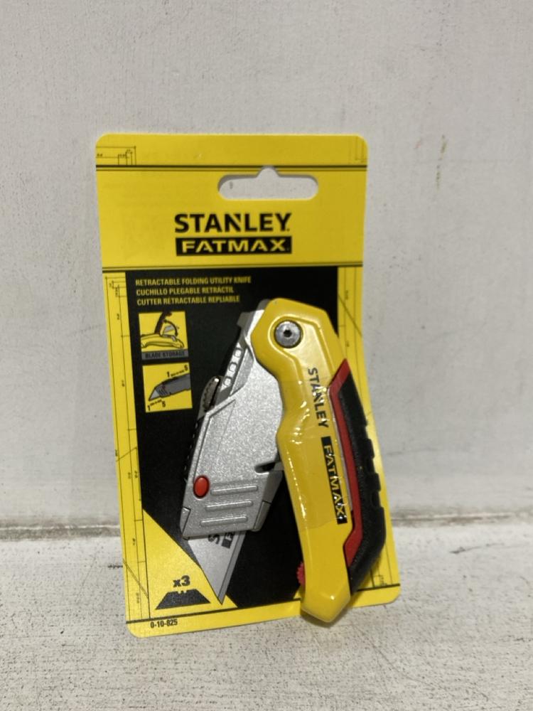 Lot 812  
            Chesterfield SR46 - Parcel Delivery Only 

                
10 X STANLEY FATMAX RETRACTABLE FOLDING UTILITY KNIFE - TOTAL APPROX LOT ORIGINAL... - Image 3
