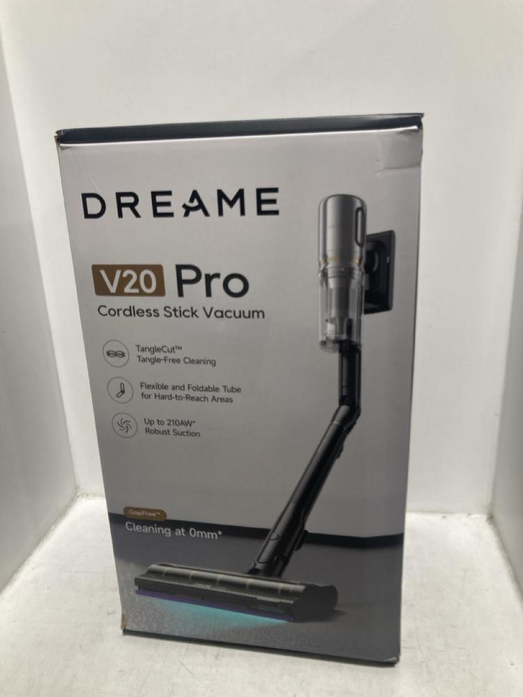 Lot 880  
            Chesterfield SR46 - Parcel Delivery Only 

                
DREAM V20 PRO CORDLESS STICK VACUUM (LOCATION: G4)