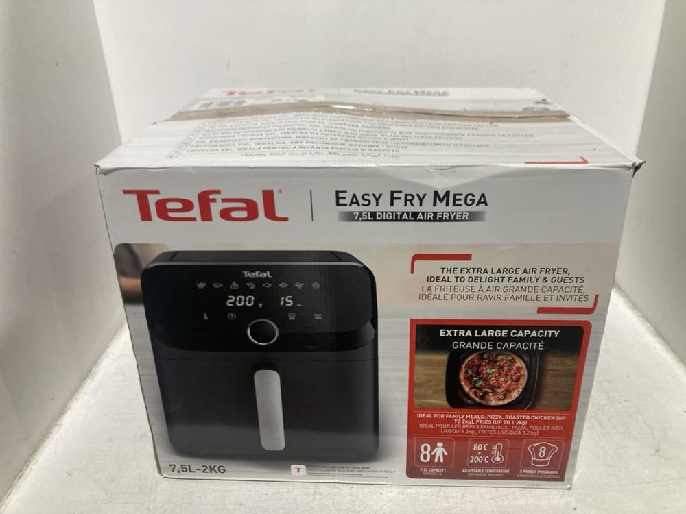 Lot 881  
            Chesterfield SR46 - Parcel Delivery Only 

                
TEFAL 3-IN-1 SUPER GRILL TO INCLUDE TEFAL EASY FRY MEGA 7.5L AIR FRYER (LOCATION:... - Image 2