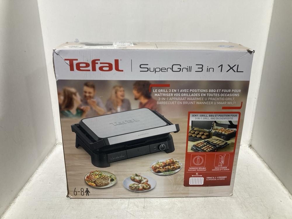 Lot 881  
            Chesterfield SR46 - Parcel Delivery Only 

                
TEFAL 3-IN-1 SUPER GRILL TO INCLUDE TEFAL EASY FRY MEGA 7.5L AIR FRYER (LOCATION:... - Image 3
