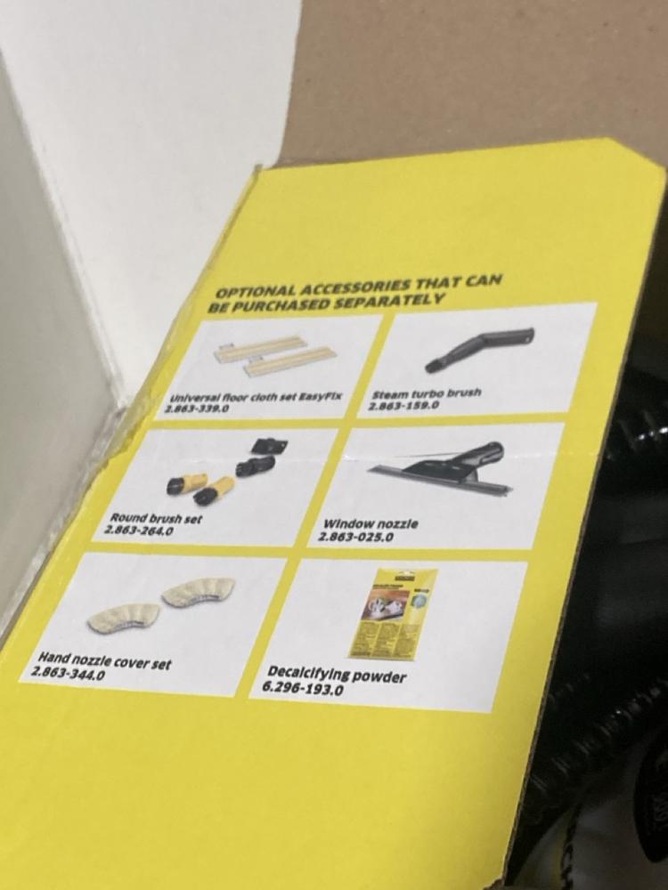 Lot 885  
            Chesterfield SR46 - Parcel Delivery Only 

                
KARCHER SC 2 EASYFIX STEAM CLEANER (LOCATION: G4) - Image 3