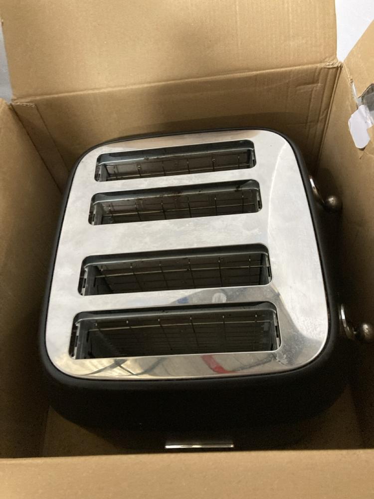 Lot 890  
            Chesterfield SR46 - Parcel Delivery Only 

                
RANGEMASTER CLASSIC COLLECTION 4-SLICE TOASTER IN MATTE BLACK TO INCLUDE INSTANT ... - Image 3