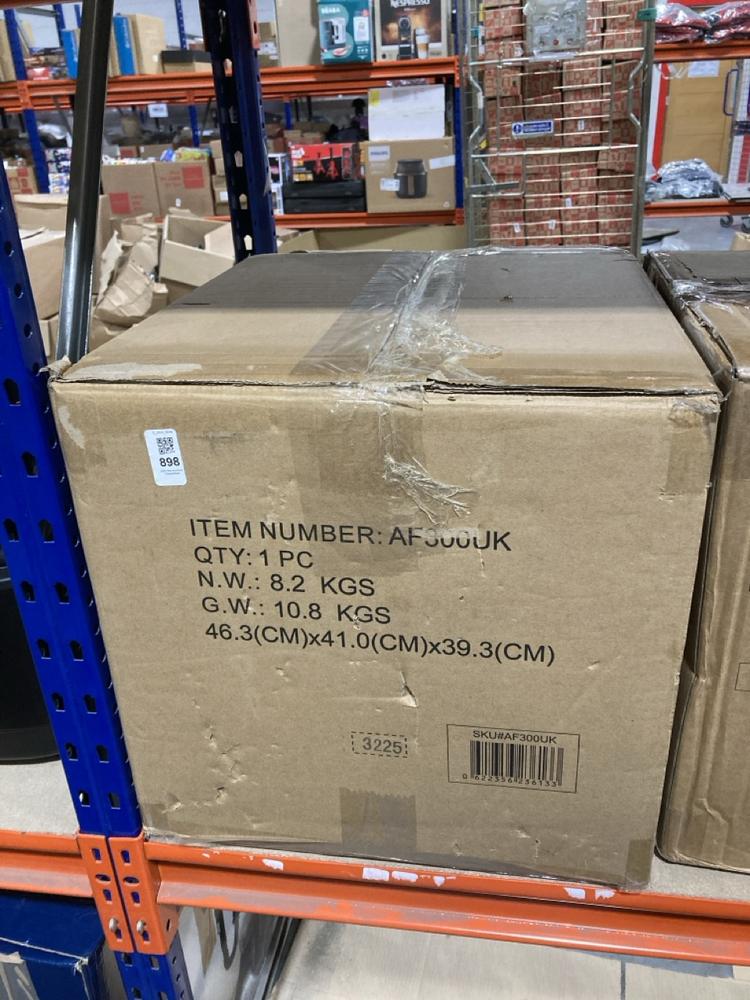 Lot 898  
            Chesterfield SR46 - Parcel Delivery Only 

                
NINJA FOODI DUAL ZONE 7.5L AIR FRYER