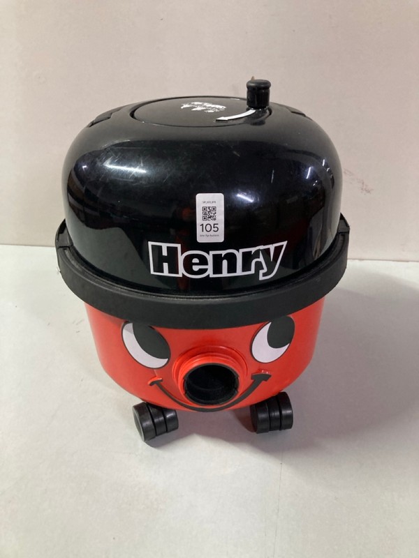 Lot 105  
            Nottingham SR1 - Delivery Only 

                
HENRY CYLINDER VACUUM CLEANER (UNIT ONLY)