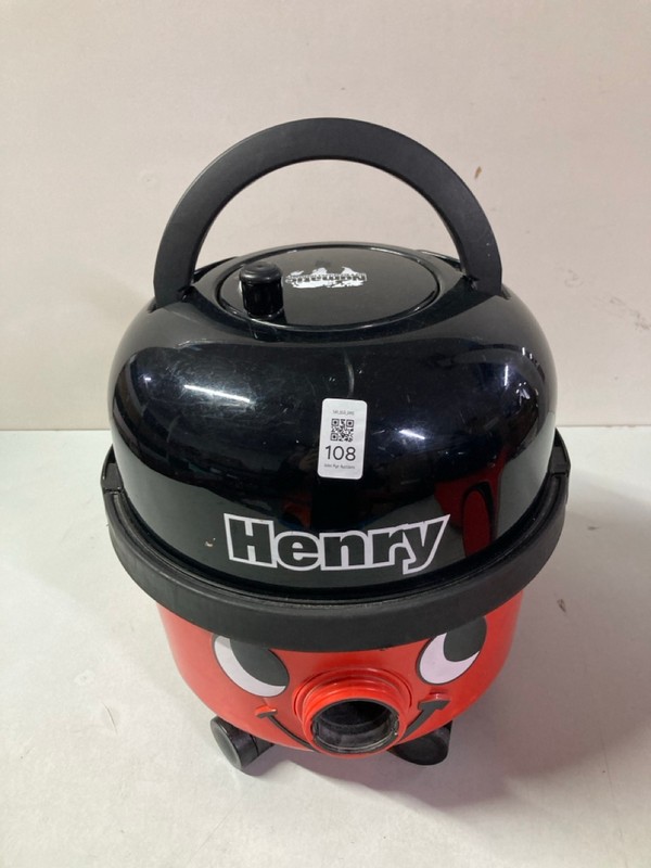 Lot 108  
            Nottingham SR1 - Delivery Only 

                
HENRY CYLINDER VACUUM CLEANER (UNIT ONLY)
