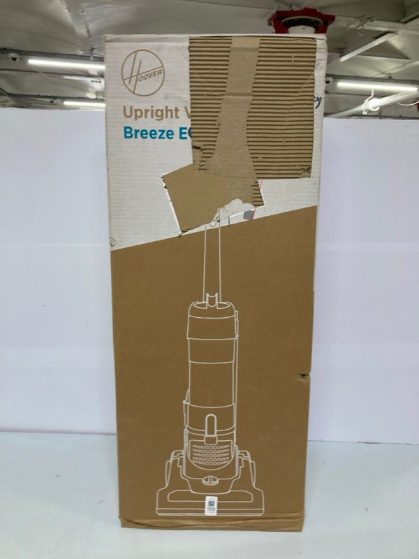 Lot 150  
            Nottingham SR1 - Delivery Only 

                
HOOVER BREEZE EVO HOME UP-RIGHT VACUUM CLEANER MODEL :TH31`B001 - ORIGINAL RRP.£89