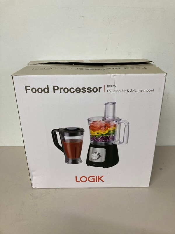 Lot 228  
            Nottingham SR1 - Delivery Only 

                
LOGIK FOOD PROCESSOR - MODEL - L500FP21 - ORIGINAL RRP - £49.99
