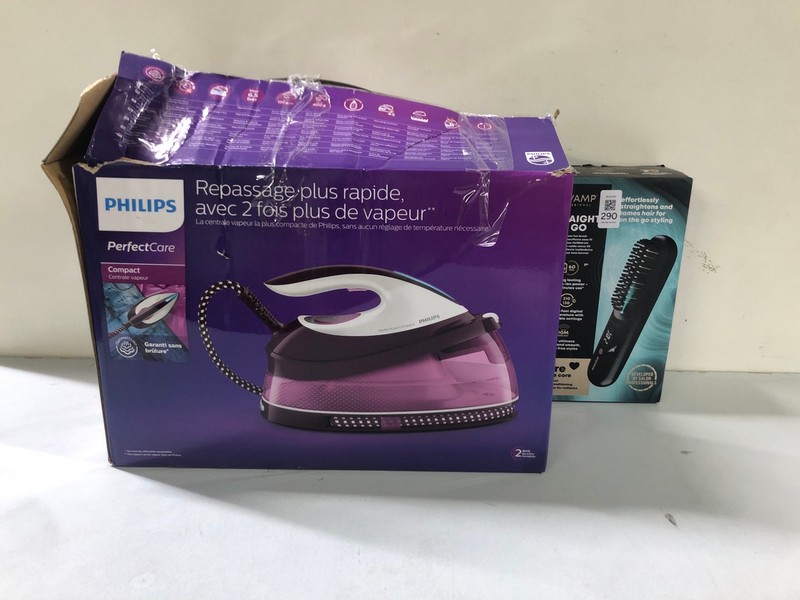 Lot 290  
            Nottingham SR1 - Delivery Only 

                
2 X VARIOUS ITEMS INC. REVAMP PROFESSIONAL STRAIGHT & GO CORDLESS HOT BRUSH