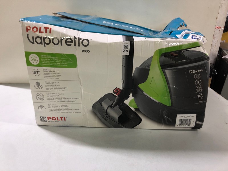 Lot 291  
            Nottingham SR1 - Delivery Only 

                
POLTI VAPORETTO PRO VACUUM