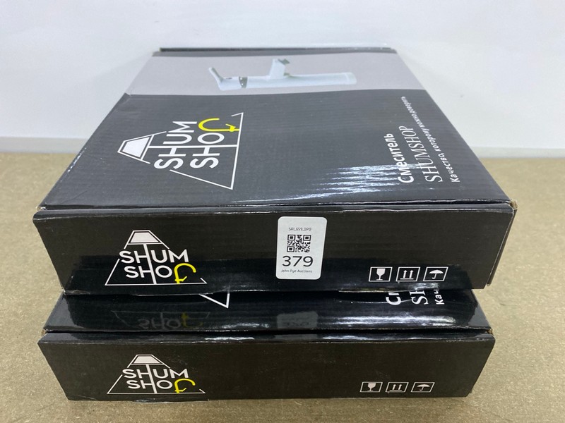 Lot 379  
            Nottingham SR1 - Delivery Only 

                
2 X BASIN KITCHEN TAP - WHITE