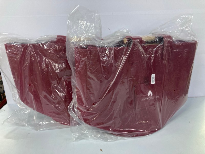 Lot 388  
            Nottingham SR1 - Delivery Only 

                
2 X PINEWOODFUELS CARRY BAGS - RED