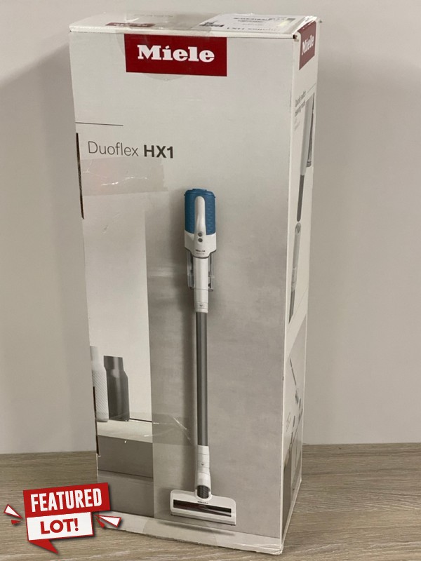 Lot 40  
            Nottingham SR1 - Delivery Only 

                
MIELE DUOFLEX HX1 CORDLESS VACUUM CLEANER - ORIGINAL RRP.£249