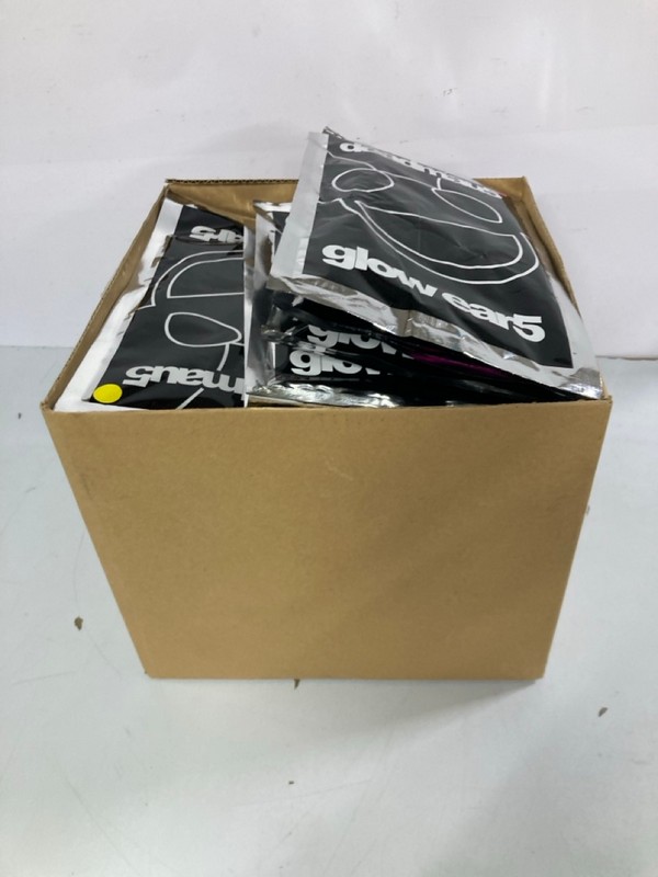 Lot 438  
            Nottingham SR1 - Delivery Only 

                
BOX OF DEADMAU5 GLOWWEAR 5