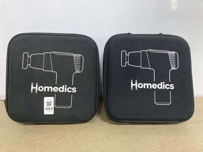 Lot 464  
            Nottingham SR1 - Delivery Only 

                
2 X HOMEDIES NOVO REST AND RECOVERY MINI MASSAGE GUN