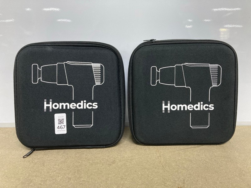 Lot 467  
            Nottingham SR1 - Delivery Only 

                
2 X HOMEDIES NOVO REST AND RECOVERY MINI MASSAGE GUN