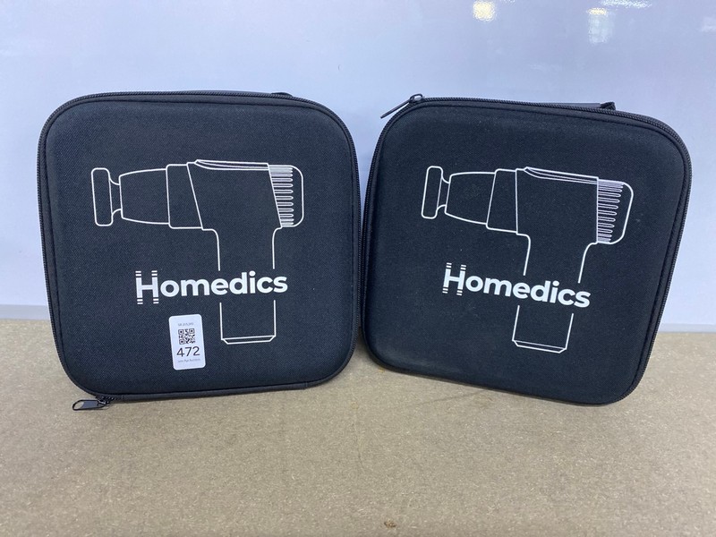 Lot 472  
            Nottingham SR1 - Delivery Only 

                
2 X HOMEDIES NOVO REST AND RECOVERY MINI MASSAGE GUN