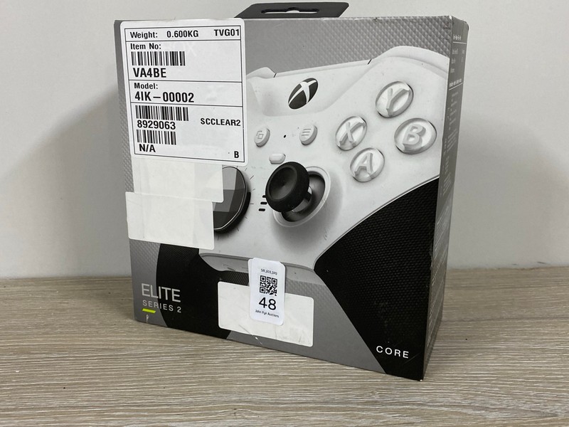 Lot 48  
            Nottingham SR1 - Delivery Only 

                
XBOX ELITE SERIES 2 CORE WIRELESS CONTROLLER - WHITE - ORIGINAL RRP £77