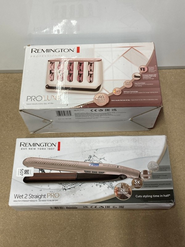 Lot 507  
            Nottingham SR1 - Delivery Only 

                
2 X REMINGTON ITEMS INC. WET 2 STRAIGHT PRO