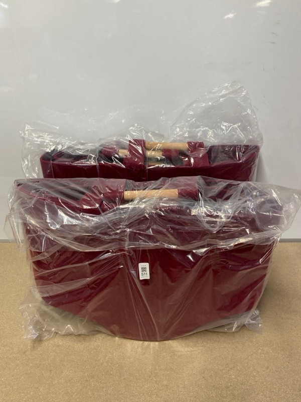 Lot 511  
            Nottingham SR1 - Delivery Only 

                
2 X PINEWOODFUELS CARRIER BAG - RED