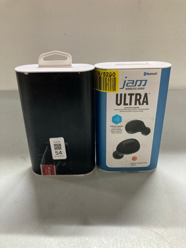 Lot 54  
            Nottingham SR1 - Delivery Only 

                
2 X JAM WIRELESS AUDIO BLUETOOTH EARBUDS