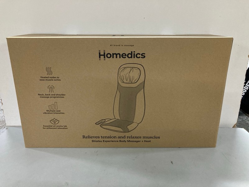Lot 68  
            Nottingham SR1 - Delivery Only 

                
HOMEDICS SHIATSU EXPERIENCE BODY MASSAGER + HEAT
