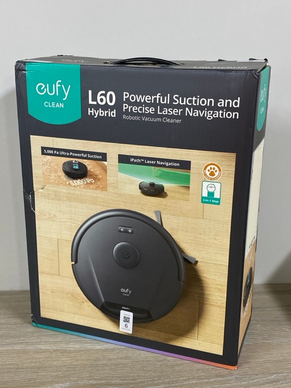 Lot 6  
            Nottingham SR1 - Delivery Only 

                
EUFY L60 HYBRID ROBOTIC VACUUM CLEANER - ORIGINAL RRP.£399