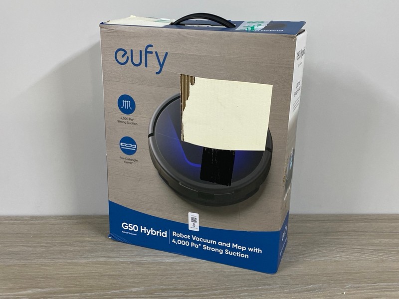 Lot 8  
            Nottingham SR1 - Delivery Only 

                
EUFY G50 HYBRID ROBOTIC VACUUM CLEANER AND MOP - ORIGINAL RRP.£199