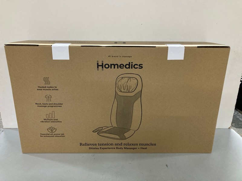 Lot 90  
            Nottingham SR1 - Delivery Only 

                
HOMEDICS SHIATSU EXPERIENCE BODY MASSAGER + HEAT