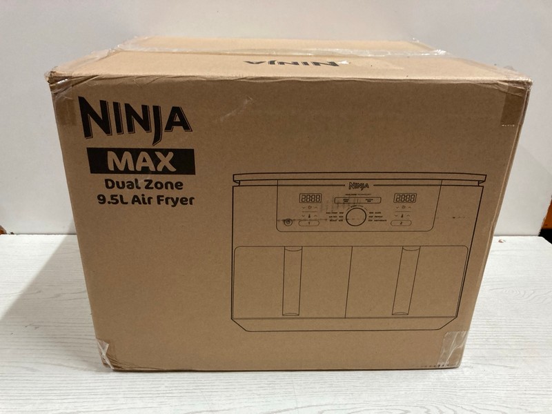 Lot 104  
            Nottingham SR2 - Delivery Only 

                
NINJA FOODI MAX DUAL ZONE 9.5L AIR FRYER