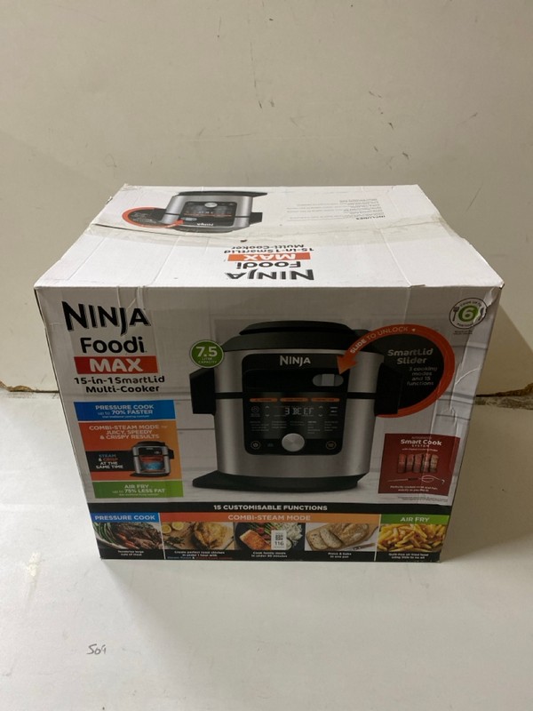 Lot 116  
            Nottingham SR2 - Delivery Only 

                
NINJA FOODI MAX 15-IN-1 SMARTLID MULTI-COOKER