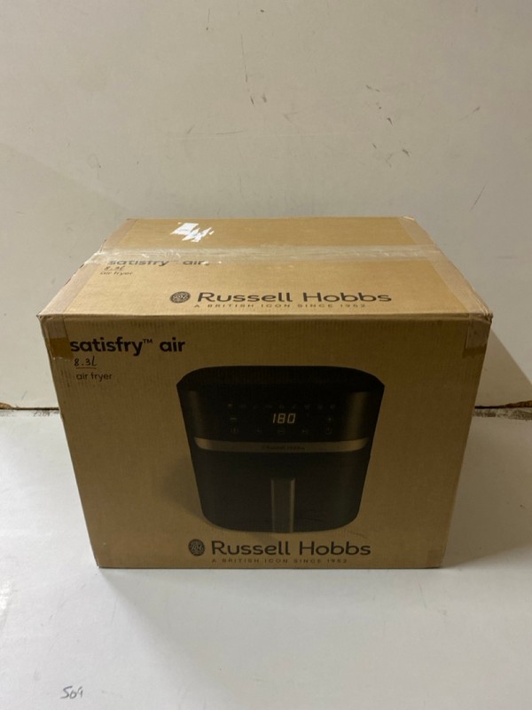 Lot 117  
            Nottingham SR2 - Delivery Only 

                
RUSSELL HOBBS 8.3L AIR FRYER