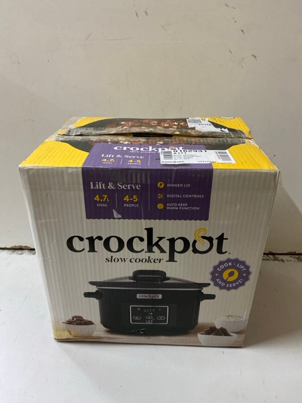 Lot 127  
            Nottingham SR2 - Delivery Only 

                
CROCKPOT SLOW COOKER
