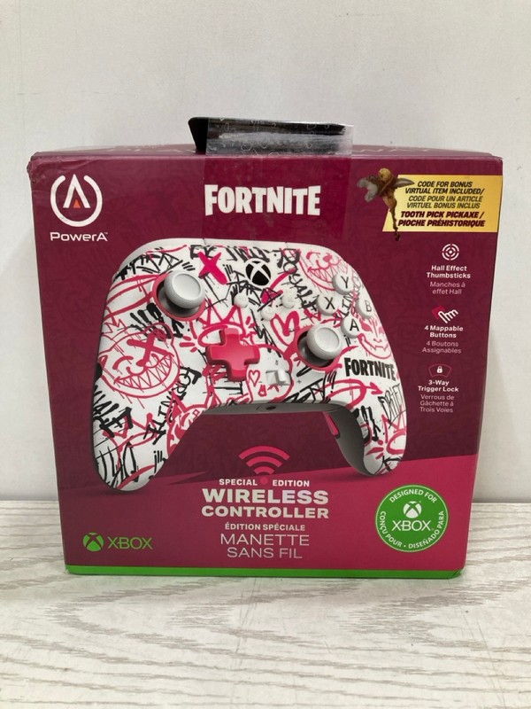Lot 12  
            Nottingham SR2 - Delivery Only 

                
POWERA FORTNITE WIRELESS CONTROLLER FOR XBOX ORIGINAL RRP £89.00