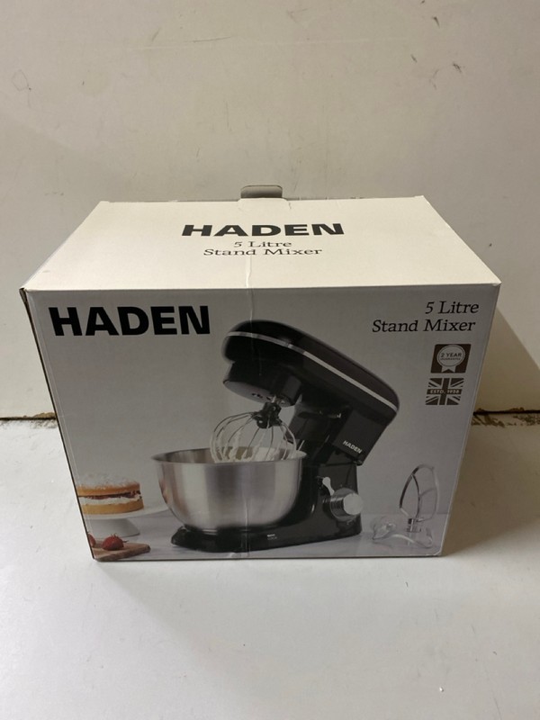 Lot 134  
            Nottingham SR2 - Delivery Only 

                
HADEN 5L STAND MIXER