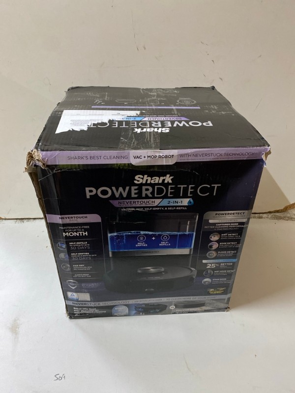 Lot 153  
            Nottingham SR2 - Delivery Only 

                
SHARK POWER DETECT NEVERTOUCH 2-IN-1 VACUUM, MOP, SELF-EMPTY & SELF-REFILL ORIGIN...