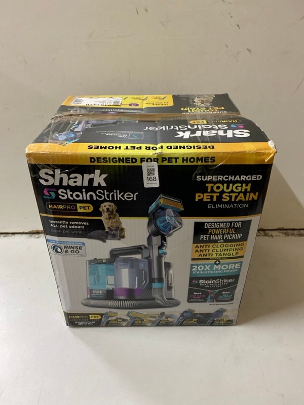 Lot 168  
            Nottingham SR2 - Delivery Only 

                
SHARK STAINSTRIKER CARPET WASHER