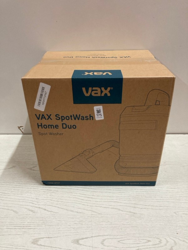 Lot 175  
            Nottingham SR2 - Delivery Only 

                
VAX SPOTWASH HOME DUO SPOT WASHER