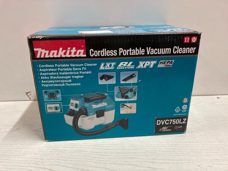 Lot 182  
            Nottingham SR2 - Delivery Only 

                
MAKITA CORDLESS PORTABLE VACUUM CLEANER
