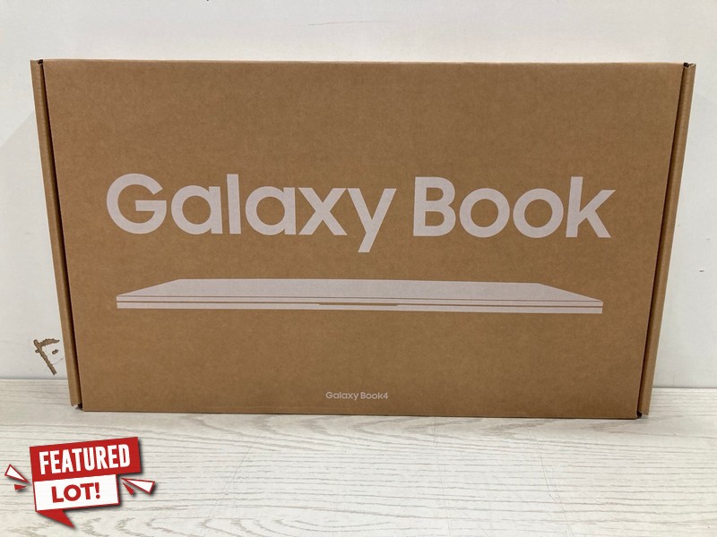Lot 1  
            Nottingham SR2 - Delivery Only 

                
SAMSUNG GALAXY BOOK 4 15.6" 16GB MODEL: NP750XGJ-KG6UK