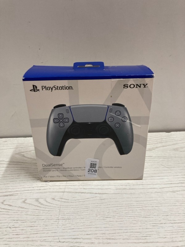 Lot 208  
            Nottingham SR2 - Delivery Only 

                
SONY PLAYSTATION 5 DUAL SENSE WIRELESS CONTROLLER