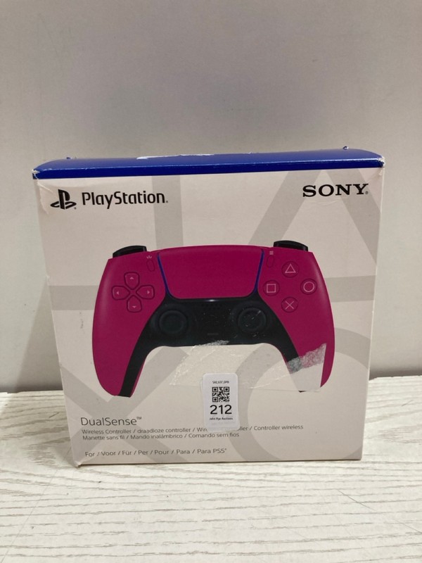 Lot 212  
            Nottingham SR2 - Delivery Only 

                
SONY PLAYSTATION 5 DUAL SENSE WIRELESS CONTROLLER