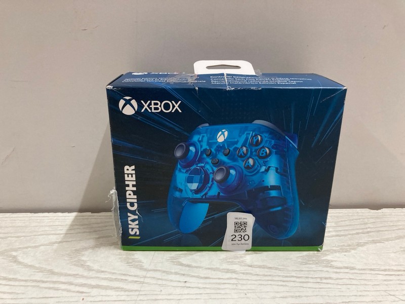 Lot 230  
            Nottingham SR2 - Delivery Only 

                
XBOX SKY CIPHER CONTROLLER